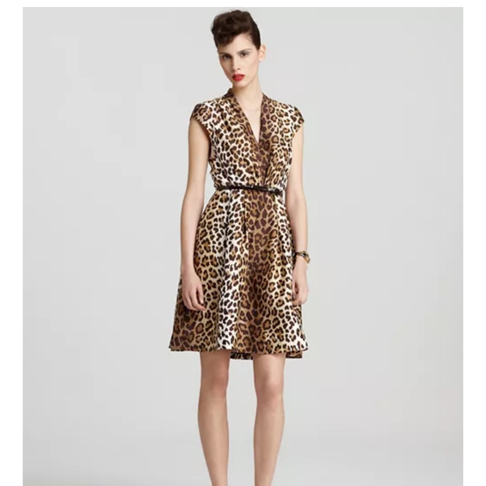 Kate Spade Leopard Print Sleeveless Mini Dress NWT Size 8